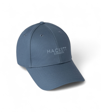 Hackett London para hombre. HM042652 Gorra Tonal azul (OSFA), Casual, Algodón
