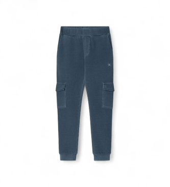 Hackett London para niño. HK5800001 Pantalón Cargo Jogger Pocket marino (15Años= 170cm), Casual, Deportivo, Algodón, Multideporte, moda infa