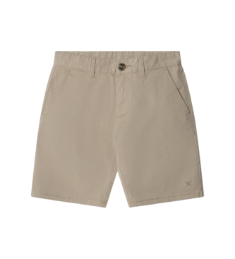 Hackett London para niño. HK8000008 Short Chino beige (9Años= 134cm), Casual, Algodón, moda infantil