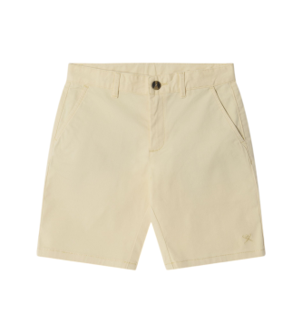 Hackett London para niño. HK8000008 Pantalones cortos Chino Short amarillo pastel (5años= 109cm), Beige, Casual, Algodón, moda infantil