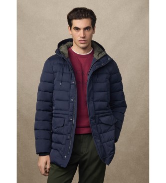 Hackett London para hombre. HM4000042 Chaqueta HW Puffer azul (S), Casual, Nylon