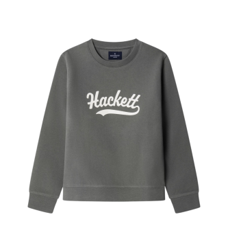 Hackett London para niño. HK5800023 Sudadera Logo Crew verde (2 años = 92 cm), Casual, Algodón, Manga corta, Manga larga, moda infantil