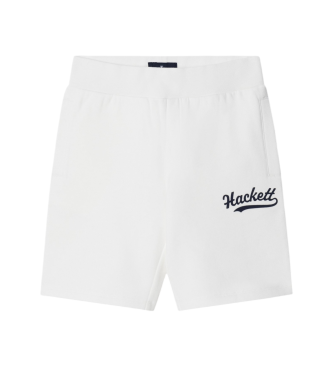 Hackett London para niño. HK5800046 Shorts Logo blanco (3 años = 97 cm), Casual, Algodón, moda infantil
