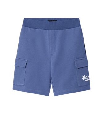 Hackett London para niño. HK5800024 Pantalones cortos SW Cargo azul (9años= 134cm), Casual, Algodón, moda infantil