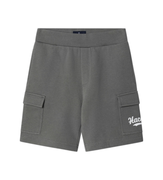 Hackett London para niño. HK5800024 Pantalones cortos SW Cargo gris (7años= 122cm), Casual, Algodón, moda infantil