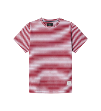 Hackett London para niño. HK5000042 Camiseta Heritage H Stripe rojo (2Años= 92cm), Casual, Algodón, Manga corta, moda infantil
