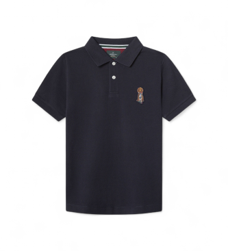Hackett London para niño. HK5600005 Polo Heritage Harry marino (9Años= 134cm), Casual, Algodón, Manga corta, moda infantil