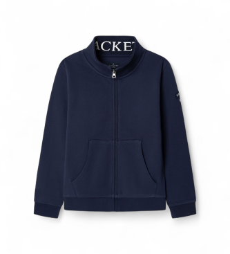 Hackett London para niño. HK5800017 Sudadera Heritage marino (9Años= 134cm), Casual, Algodón, moda infantil