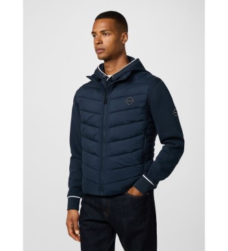 Hackett London para hombre. HM4000061 Chaleco Hs Sonic marino (XL), Casual, Poliéster