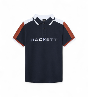 Hackett London para niño. HK5600002 Polo Multi Ss marino (9Años= 134cm), Casual, Algodón, Manga corta, moda infantil