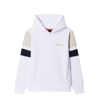 Hackett London para niño. HK5800039 Sudadera Resort blanco (3Años= 97cm), Casual, Algodón, moda infantil