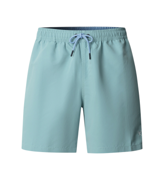 Hackett London para hombre. HMB100048 Bañador Icon Solid azul (M), Casual, Beachwear, Poliéster