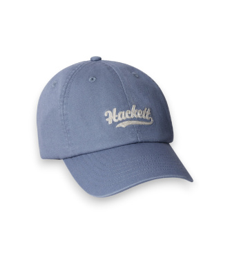 Hackett London para niño. HK0000007 Gorra Collegiate azul (OSFA), Casual, Algodón, moda infantil