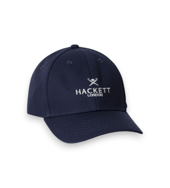 Hackett London para niño. HK0000008 Gorra Logo marino (OSFA), Casual, Algodón, moda infantil