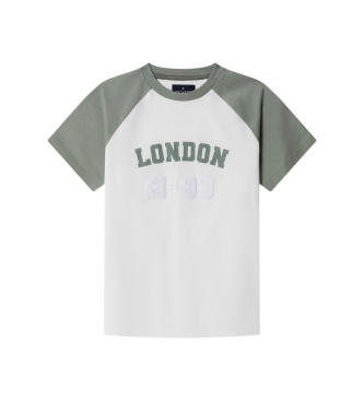 Hackett London para niño. HK5000025 Camiseta London H83 verde (7Años= 122cm), Casual, Algodón, Manga corta, moda infantil