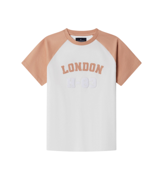 Hackett London para niño. HK5000025 Camiseta London H83 naranja (7Años= 122cm), Casual, Algodón, Manga corta, moda infantil