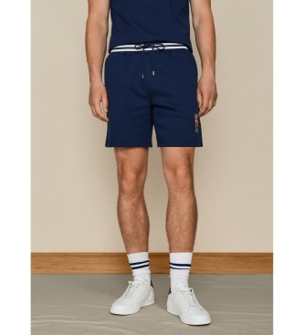 Hackett London Pantalón corto de felpa marino