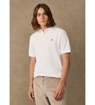 Hackett London Polo Logo blanco roto