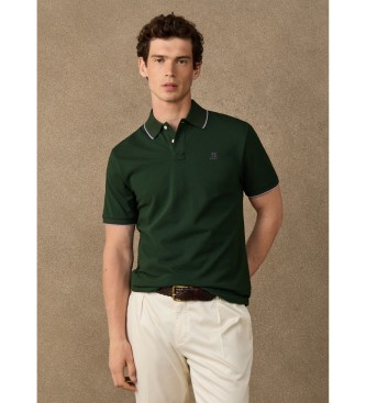 Hackett London Polo Tipped verde