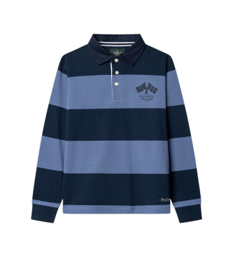 Hackett London Polo Rugby Patch azul (2Años= 92cm)