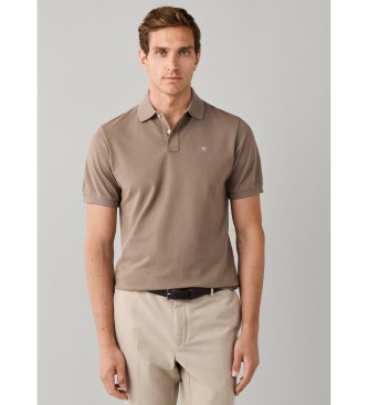 Hackett London para hombre. HM5600234 Polo Slim Fit Logo beige (L), Casual, Algodón, Manga corta