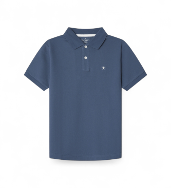 Hackett London para niño. HK5600013 Polo Small Logo marino (7Años= 122cm), Casual, Algodón, Manga corta, moda infantil