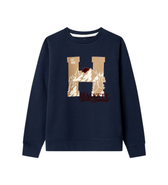 Hackett London Sudadera H Mountain marino (2Años= 92cm)