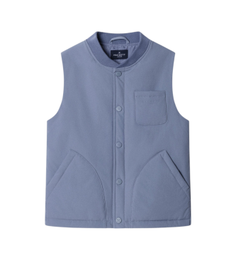Hackett London para niño. HK4000013 Chaleco Summer Gilet azul (3 años = 97 cm), Casual, Poliamida, moda infantil