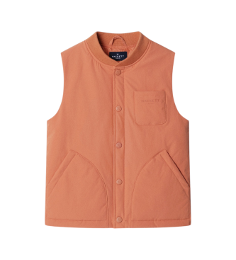 Hackett London para niño. HK4000013 Chaleco Summer Gilet naranja (2 años = 92 cm), Casual, Poliamida, moda infantil