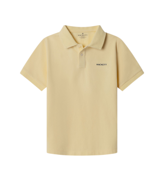 Hackett London para niño. HK5600026 Polo Swim Trim Island amarillo (9años= 134cm), Casual, Algodón, Manga corta, moda infantil