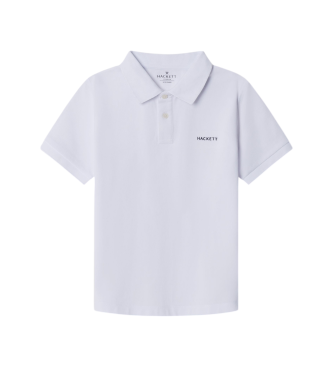 Hackett London para niño. HK5600026 Polo Swim Trim Island blanco (7años= 122cm), Casual, Algodón, Manga corta, moda infantil