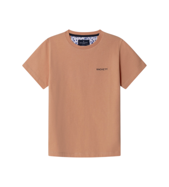 Hackett London para niño. HK5000044 Camiseta Swim Island naranja (2Años= 92cm), Casual, Algodón, Manga corta, moda infantil