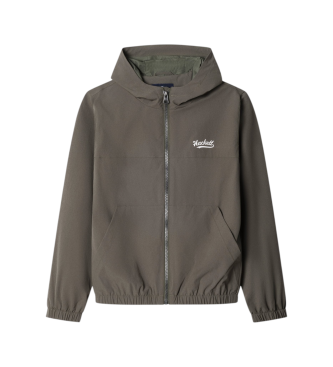 Hackett London para niño. HK4000017 Cortavientos Wind verde (7años= 122cm), Deportivo, Poliamida, moda infantil