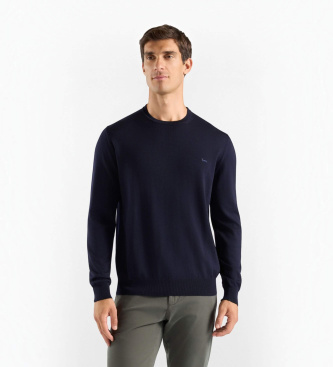 Harmont & Blaine para hombre. HRR001030478 Jersey Regular marino (L), Casual, Lana
