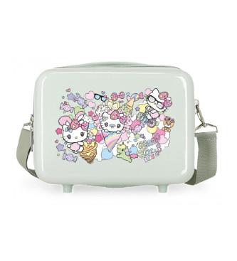 Joumma Bags para niña. 4693941 Neceser Hello Kitty Harajuko turquesa (OSFA), Casual, Verde, ABS/Policarbonato, moda infantil, Joumma Bags ou