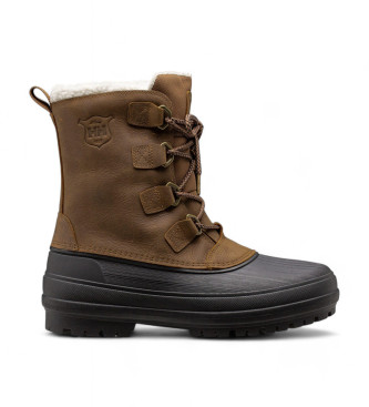 Helly Hansen für Herren. 11630 Varanger Primaloft Lederstiefel braun (42.5), Wohnung, Schnürsenkel, Lässig