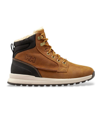 Helly Hansen para hombre. 11892 Botines de piel Kelvin Lx marrón (42), Plano, Cordones, Casual