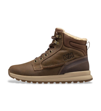 Helly Hansen para hombre. 11892 Botines de Piel Kelvin Lx marrón (44), Plano, Cordones, Casual