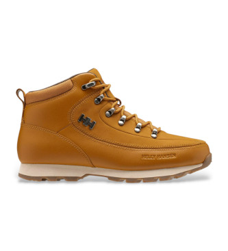 Helly Hansen para hombre. 12030 Botines de piel The Forester Premium marrón (40), Plano, Cordones, Casual