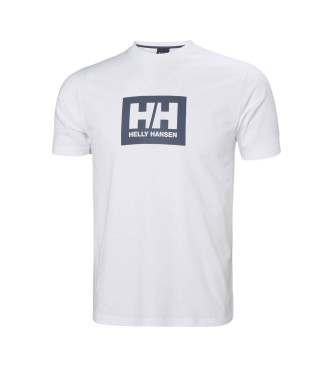Helly Hansen para hombre. 54597 Camiseta Box T 2.0 blanco (M), Casual, Algodón, Manga corta