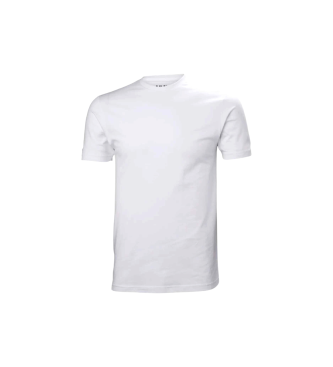 Helly Hansen para hombre. 34551 Camiseta Crew 2.0 blanco (M), Casual, Algodón, Manga corta