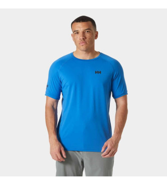 Helly Hansen para hombre. 34418 Camiseta Ocean azul (S), Deportivo, Multideporte, Manga corta, Poliéster Reciclado, Sostenible