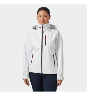 Helly Hansen para mujer. 34448 Chaqueta Crew Hooded 2.0 blanco (XS), Casual, Deportivo, Multideporte, Poliéster