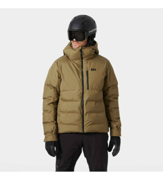 Helly Hansen para hombre. 66043 Chaqueta Kvitfjell Race Puffy marrón (S), Casual, Poliéster, Nieve