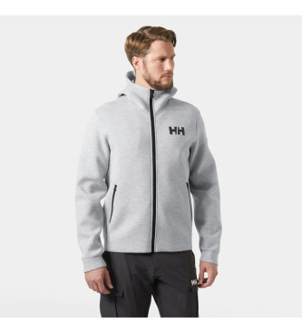 Helly Hansen para hombre. 34264 Chaqueta Ocean 2.0 gris (L), Casual, Deportivo, Multideporte, Poliéster Reciclado, Sostenible