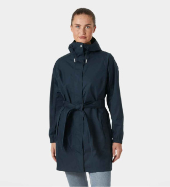 Imagen Helly Hansen para mujer. 54376 Gabardina Classics Trench marino (M), Casual, Poliéster