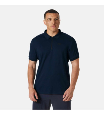 Polo Half-Zip marino (S), Casual, Deportivo, Multideporte, Manga corta, Poliéster Reciclado, Sostenible