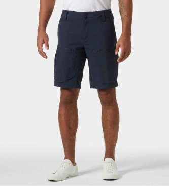 Helly Hansen para hombre. 34272 Shorts Crewline Cargo 2.0 marino (34), Casual, Deportivo, Outdoor, Multideporte, Poliamida