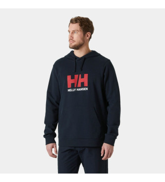 Helly Hansen für Herren. 30394 Sweatshirt mit Kapuze und marineblauem Logo (M), Lässig, Langarm, Bio-Baumwolle, Nachhaltig