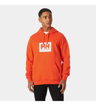 Helly Hansen para hombre. 53289 Sudadera con capucha HH Box naranja (XL), Casual, Algodón, Manga larga, Helly Hansen outlet 2024.